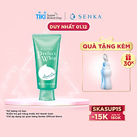 Sữa rửa mặt hỗ trợ trị mụn Senka Perfect Whip Acne Care 100g