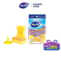 Miếng bọt biển MyJae Đài Loan rửa bát rửa chén đa năng chống trầy xước kèm miếng nhựa hít kê