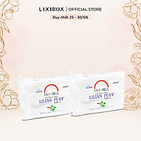 Combo Bông Tẩy Trang 3 Lớp Suzuran LilyBell Cotton Pads 222 Miếng