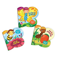 Combo Giúp Bé Nhận Biết Cuốn Sách Giúp Bé Làm Quen Với Màu Sắc + Số Đếm + Hình Dạng (3 Cu