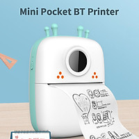 Máy in bỏ túi mini cầm tay Máy in nhiệt không dây BT Máy in ảnh Ghi chú lỗi Máy in nhiệt có 1 cuộn giấy