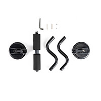 Boat Canoe Suction Holder, Aluminum Boat Kayak Roller with Suction Cup, Load Assist Rack for Mounting
