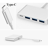 Bộ chuyển đổi USB Type-C ra 3 cổng USB 3.0 + Type-C