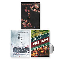 Combo 3 sách: Trung Quốc 247: Góc nhìn bỡ ngỡ (Song ngữ Trung – Việt có Pinyin) + Trung Quốc 247: Mái nhà thân thuộc (Sách song ngữ Trung – Việt có phiên âm) + Du lịch Việt Nam – Ẩm thực và Cảnh điểm + DVD quà tặng