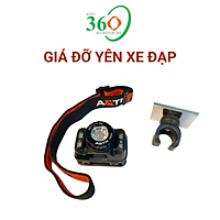 Giá Đỡ Đèn Pin Xe Đạp Dành Cho Đèn Pin Đội Đầu HNK-003, Có 3 Lựa Chọn Gắn Trên Ghi Đông, Trên Cổ Yên Xe Và Giá Đỡ Nam Châm