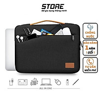 Căp đựng laptop, Túi Chống Sốc Laptop, Macbook Air 14 Inch, 15,6 Inch 3 Ngăn Đa Năng Chống Nước