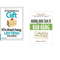 Combo 2 cuốn sách: Khi Khách Hàng Lên Tiếng + Những Đòn Tâm Lý Trong Bán Hàng