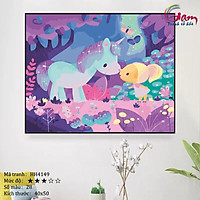 Tranh tô màu theo số hoạt hình HH4149
