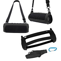 Case Silicone Portable with Carabiner & Strap for JBL Flip 5