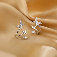 Bông tai nữ bạc đẹp, khuyên hoa tai hot trend trang sức bạc phong cách Hàn Quốc Minh Thoa Jewelry