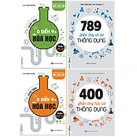 Combo Bộ 4 Cuốn Sách Hành Trình Từ 0 Đến 9 – Môn Hóa Học Phần Vô Cơ,Hữu Cơ Và 2 Cuốn Phản
