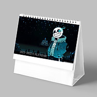 (Lịch 2021-2022) Lịch in SANS UNDERTALE game ảnh đẹp lịch để bàn