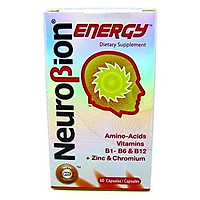 60 Caps Neurobion Energy - Amino Acids Vitamin B1 B2 B6 B12 - Increases Brain Alertness & Stamina