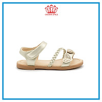 Sandal Đi Học Dành Cho Bé Gái Crown Space Cao Cấp CRUK7036 Size 24 đến 29