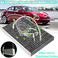 Activated Carbon Air Conditioning Inlet Filter For Tesla Model 3 2017+