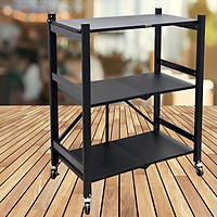 Kệ gấp thông minh 3 tầng hợp kim nhôm K-001 cao cấp Hiwin