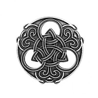 6X Medieval Viking Shield Brooch Cloak Shawl Scarf Coat Pin Jewelry Silver