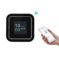 Intelligent WiFi CO2 Detector Carbon Dioxide Monitor Over Standard Concentration Alarm Function Time Weather Display