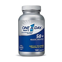 One A Day Men’s 50+ Multivitamins, Supplement with Vitamin A, Vitamin C, Vitamin D, Vitamin E and Zinc for Immune Health Support*, Calcium & More, 175 Count
