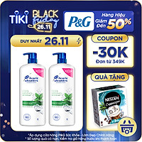 Combo 2 Dầu gội Head & Shoulders Bạc Hà Mát Lạnh 1200ml