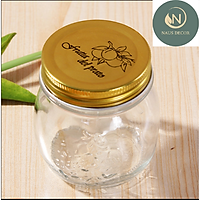 Lọ Hũ Thủy Tinh Mason- 300ML- Nắp Vặn Nhôm- (Frutta del prato)-Naus