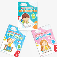Combo (Bộ 3 cuốn): Cùng bé tự tin vào lớp 1 (Chữ số - Tập tô)