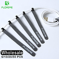 Cable Organizer Fastening Strap Wire Winder Earphone Mouse Cord Rope Clip Aux USB Cable Management Protector Reusable for Laptop PC TV