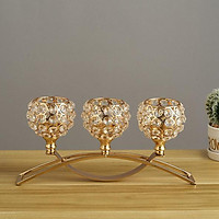 Pack of 2 Crystal Candle Bridge Living Room Wedding Decoration
