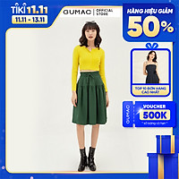 Áo croptop nữ tay dài GUMAC phong cách cá tính, năng động nhiều làm ATB3106