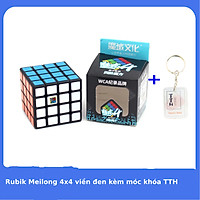 Rubik 4x4 Meilong Xoay Mượt Kèm Móc Khóa TTH