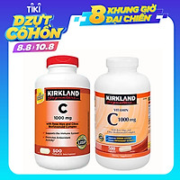 Viên Uống Bổ Sung Vitamin C Kirkland Signature Vitamin C 1000mg 500 Viên Tăng Sức Đề Kháng, Miễn Dịch, Giúp Da Trắng Sáng, Chống Lão Hóa Tươi Sáng, Ngăn Ngừa Ung Thư, Hỗ Trợ Hấp Thụ Sắt Giúp Xương Chắc Khỏe