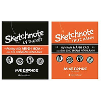 Sách (Combo 2 cuốn): Sketchnote Lý thuyết và thực hành