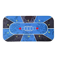 Poker Table Layout Standard Portable Tabletop Mat Roll-up Casino Gaming Mat