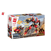Đồ chơi xếp hình, lắp ráp lego Qman – Người máy chiến binh biến hình Qman 41301/41302/41303/41304