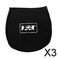 3xNeoprene Fishing Reel Bag Shockproof Reel Cover Storage Pouch M