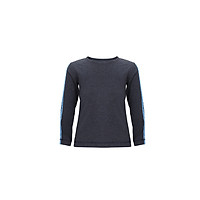Áo T-shirt Bé Trai Tay Dài_Yvette LIBBY N'guyen Paris_YVETTE COOL BT1 _Màu Xanh (Navy) _Cotton Mélange hữu cơ (Organic)
