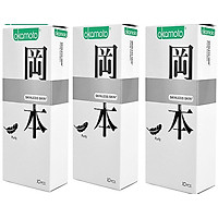 Bộ 3 Hộp Bao Cao Su Siêu Mỏng Okamoto Purity (Hộp 10 Cái)