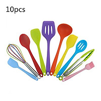 Không Dính Silicone Bộ Đồ Dùng Nhà Bếp Nấu Ăn Đồ Dùng Dụng Cụ Muỗng Thìa Đũa Chịu Nhiệt Máy Đánh Trứng Vật Dụng Nhà Bếp Phụ Kiện