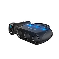 Bộ chia tẩu sạc ô tô cao cấp nhãn hiệu Philips DLP2019 công suất 120W - Hàng nhập khẩu