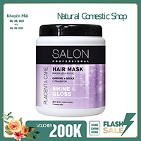 Kem ủ Salon Professional shine & gloss giúp cung cấp độ ẩm, mềm mượt tóc 1000ml