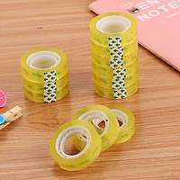 băng dính size nhỏ 1cm trong suốt dính chắc chắn thịt dày 1cm