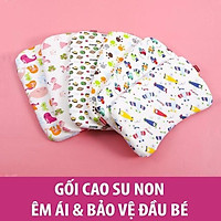 Gối cao su non loại to cho bé kt 25x45x3cm