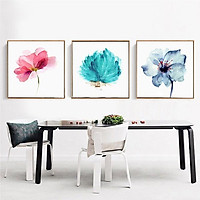 Tranh Treo Tường Hiện Đại Phòng Khách - Hoa 95-a-b-c