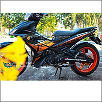 Tem Rời Exciter 150 Mx Cam đen Crom (N)