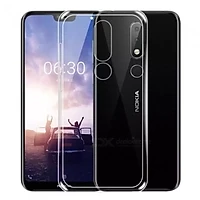 Ốp Lưng Điện Thoại Trong Suốt Bảo Vệ Mặt Lưng, Màn Hình, Camera Cho NOKIA 6.1 PLUS - Hàng Chính Hãng