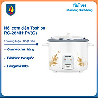 Nồi cơm điện Toshiba RC-28MH1PV(G) - Dung tích 2.8 Lít - Lòng nồi phủ chống dính dày 1 mm - Hàng chính hãng