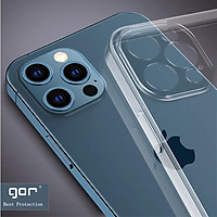 Ốp lưng silicon Gor cho Apple iPhone 13 Series- siêu mỏng, có gờ bảo vệ camera- Hàng nhập khẩu
