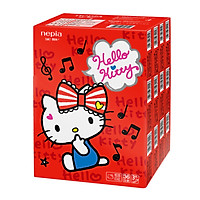 Nepal (Nepia) handkerchief card cartoon series hello kitty Katie super-sprinkle printing 3 layer * 36 packs