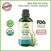 Tinh dầu Sả Java 24Care - thơm phòng, đuổi muỗi, đuổi côn trùng, nguồn gốc thiên nhiên