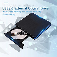 External Optical Drive Portable USB 3.0 CD/DVD Burner Player RW Drive for PC Windows XP/ 2003/ Vista/ 7/8 Linux Mac System
